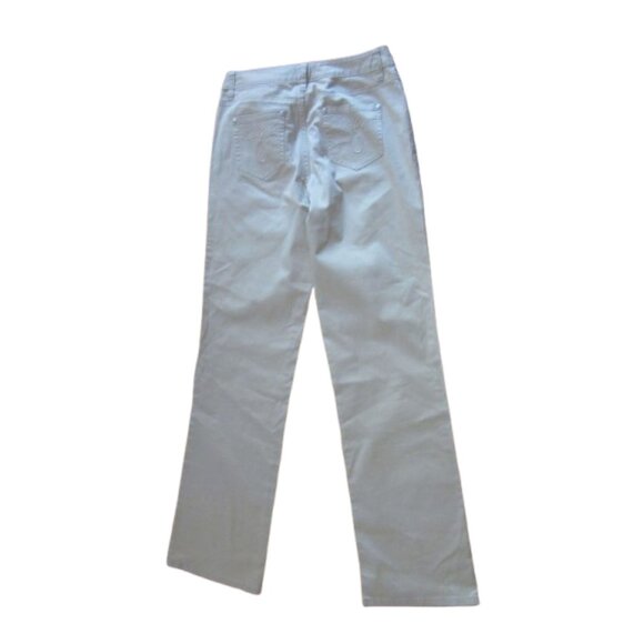 Tommy Bahama Womens Beige Stretch Cotton Blend Pants Size 4 - Picture 4 of 6